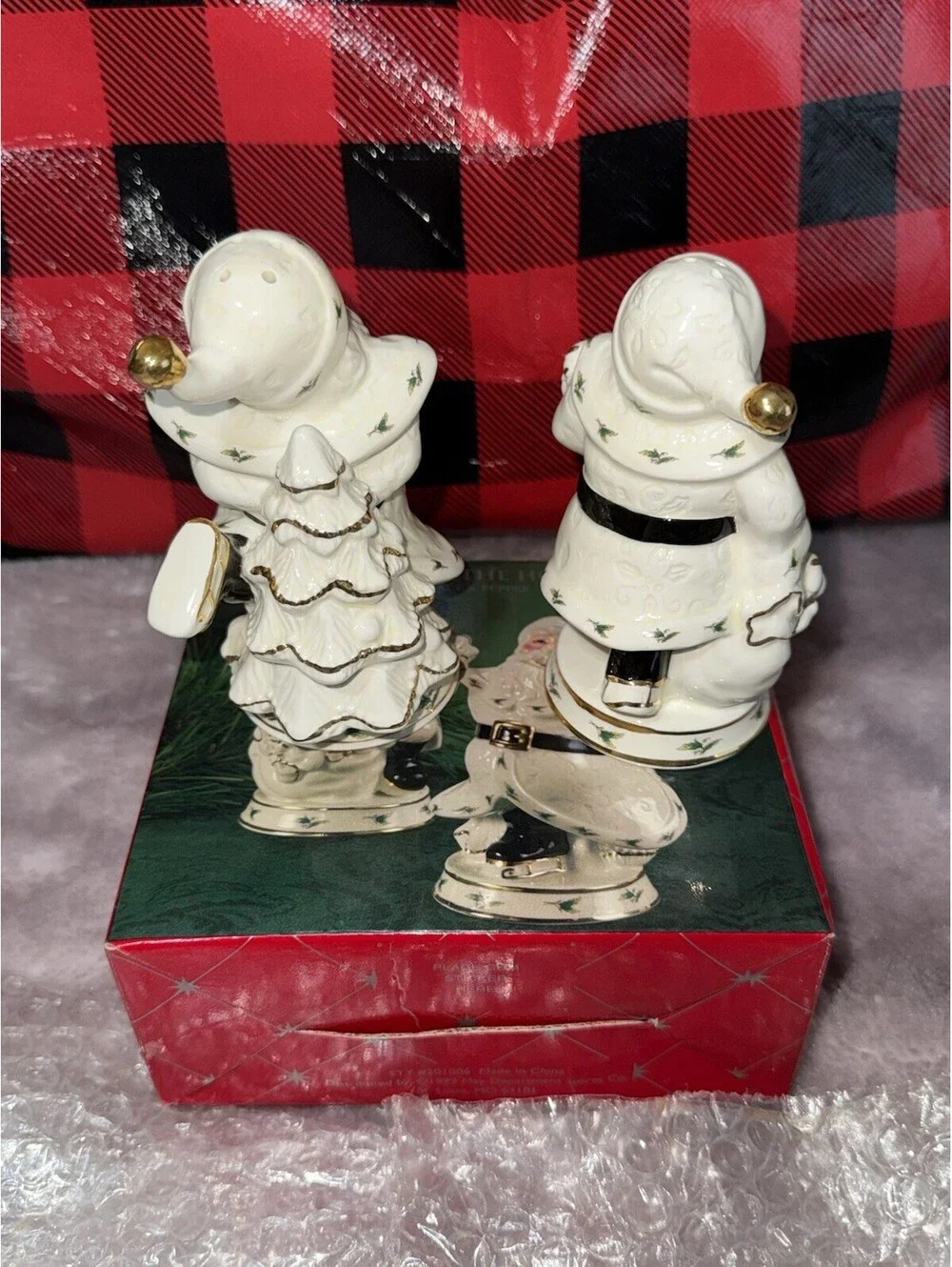 🎅🏻 Christmas Happy Holidays Salt And Paper Shaker Santa Clause Set